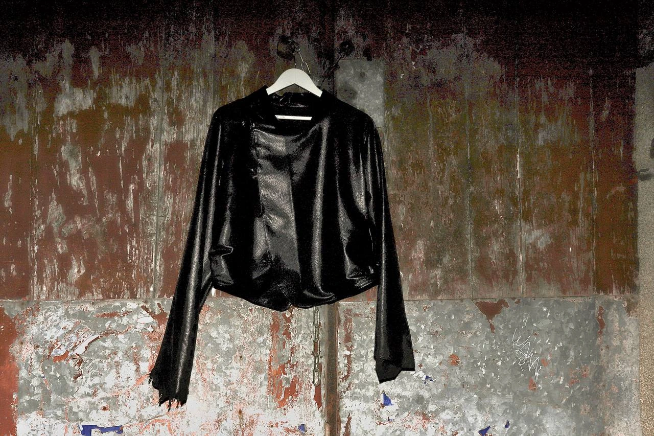 Leather Jacket «A Wounded Angel Defeated by the Loss of Faith», image 15